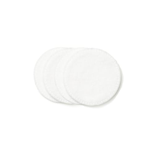 Platinum Collection Round Cotton Pads, 4/Pack, Frosted Silver Polybag